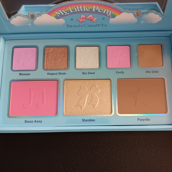 NEW My Little Pony Lost in the Clouds Shadow Face Makeup Palette Mirror Compact - Picture 4 of 6